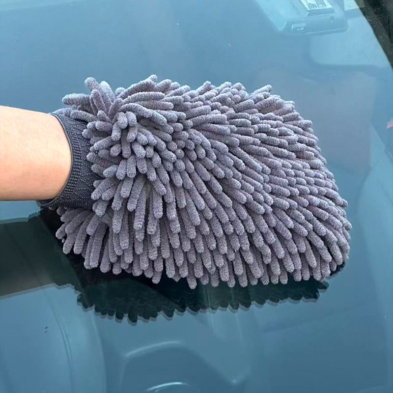 Rukavice za čišćenje automobila od chenille coral fleece, štite lak