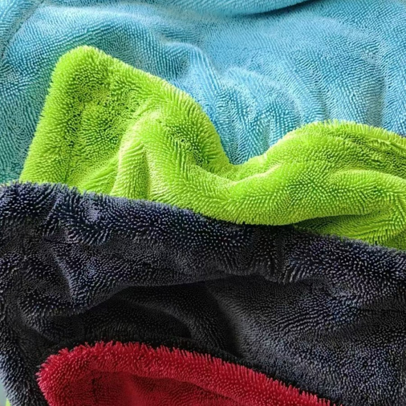 Auto lapp - Kahepoolselt põimitud imav mikrokiudlapp, spiraalne töötlemine, mitmekülgne