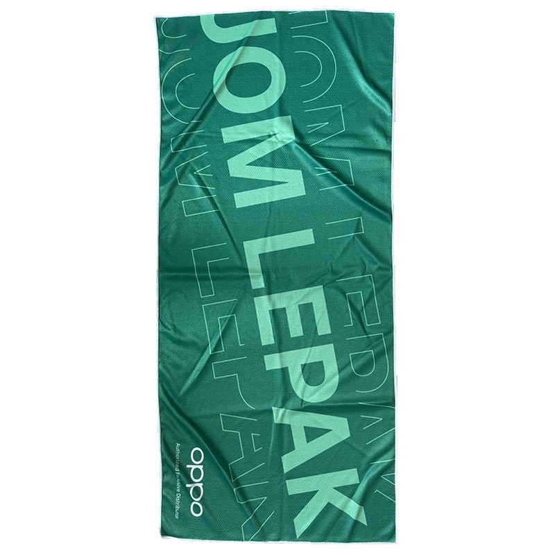 Prosop sport, personalizabil cu imprimare de logo (Material: microfibră; Proces de fabricație: imprimare; Fire: amestecate; Absorbție: 5–10 s; Funcție: răcire și absorbția transpirației)
