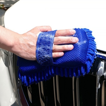 Chenille auto pesemisvamm plokk, kõrge tihedus, 200 g, mitmekülgne auto hooldus tarvik