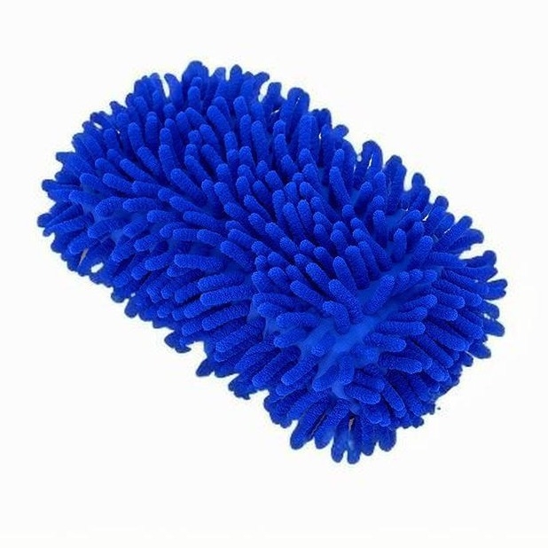 Chenille auto pesemisvamm plokk, kõrge tihedus, 200 g, mitmekülgne auto hooldus tarvik