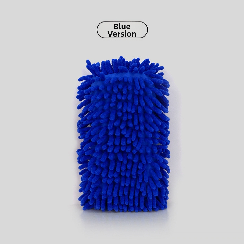 Chenille auto pesemisvamm plokk, kõrge tihedus, 200 g, mitmekülgne auto hooldus tarvik