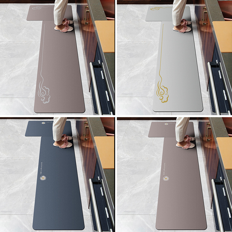 Covoraș de bucătărie din lut diatom – pătrat, uscare rapidă, poate fi tăiat la dimensiune, lavabil