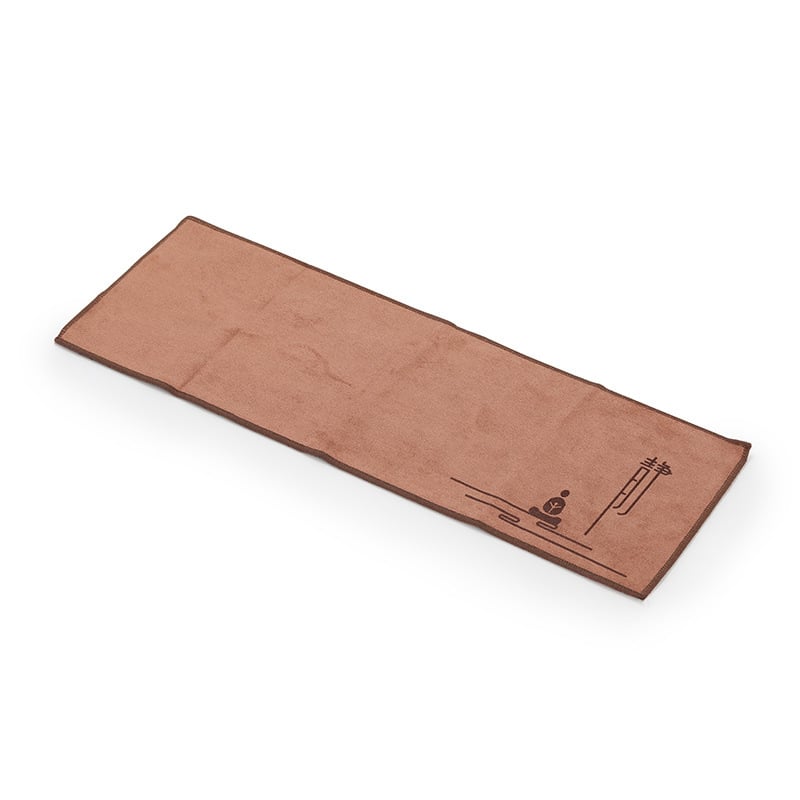 See Πετσέτα Τσαγιού — απορροφητικό ύφασμα, τετράγωνο, λεπτές ίνες, αξεσουάρ δίσκου τσαγιού, στυλ Νέο Κινέζικο, με εκτυπωμένο λογότυπο