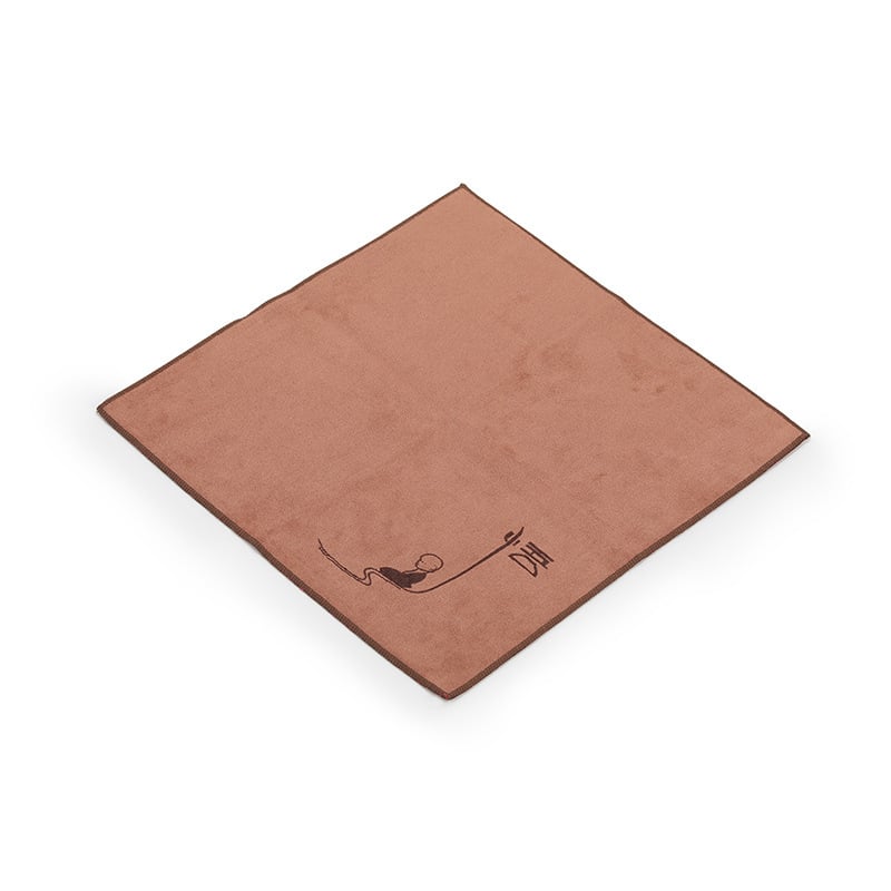 See Πετσέτα Τσαγιού — απορροφητικό ύφασμα, τετράγωνο, λεπτές ίνες, αξεσουάρ δίσκου τσαγιού, στυλ Νέο Κινέζικο, με εκτυπωμένο λογότυπο