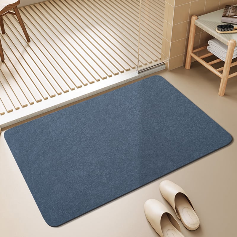 Covoraș de baie pentru ușă - pătrat, imprimat, model solid, lavabil manual, primăvara 2024