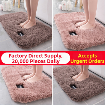 Kõrge plüüsi täidisega põrandamatt, imab vett ja on libisemiskindel; Materjal: polüester; Kuju: ristkülik; Muster: ühtlane; Puhastamine: masinipesu