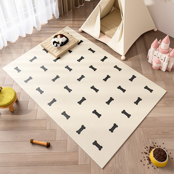 Multikas PVC põrandamatt - ruudukujuline kujuga, triibuline või ühtlane muster, trükk, PVC materjal, pestav