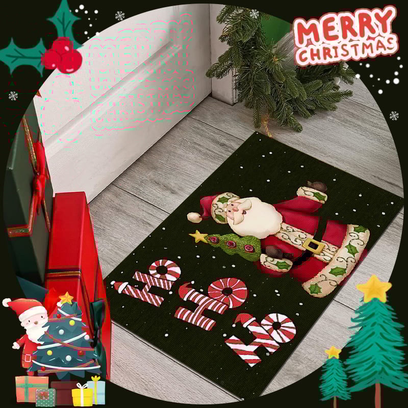 Bejárati ajtóhoz szőnyeg, poliészter, négyzet alakú, nyomtatott mintával, kézzel mosható