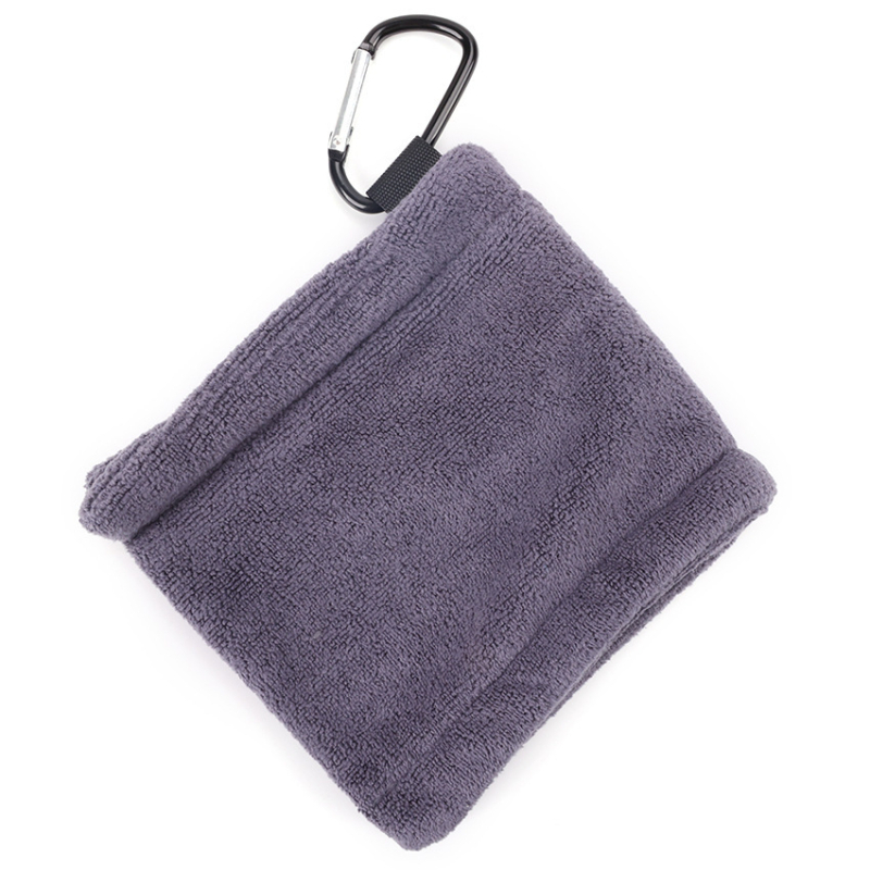 Prosop de golf din microfibră 400 g, fir amestecat, 21 fire, logo personalizabil, prosop sport pentru curățarea cluburilor și a mingilor