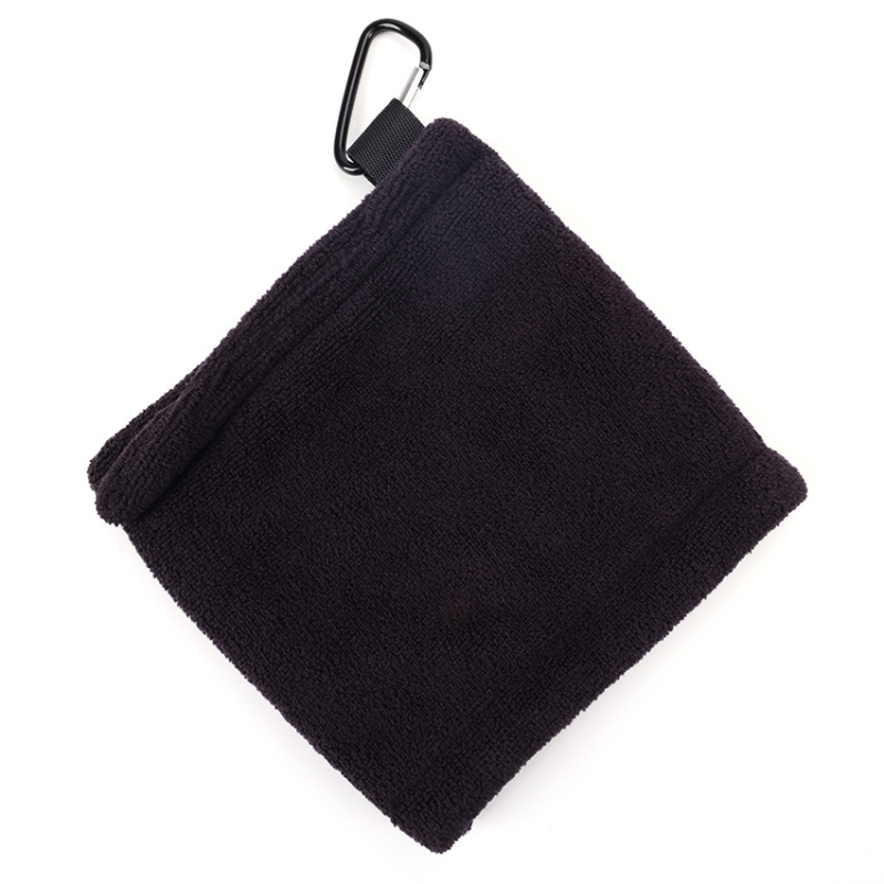 Prosop de golf din microfibră 400 g, fir amestecat, 21 fire, logo personalizabil, prosop sport pentru curățarea cluburilor și a mingilor