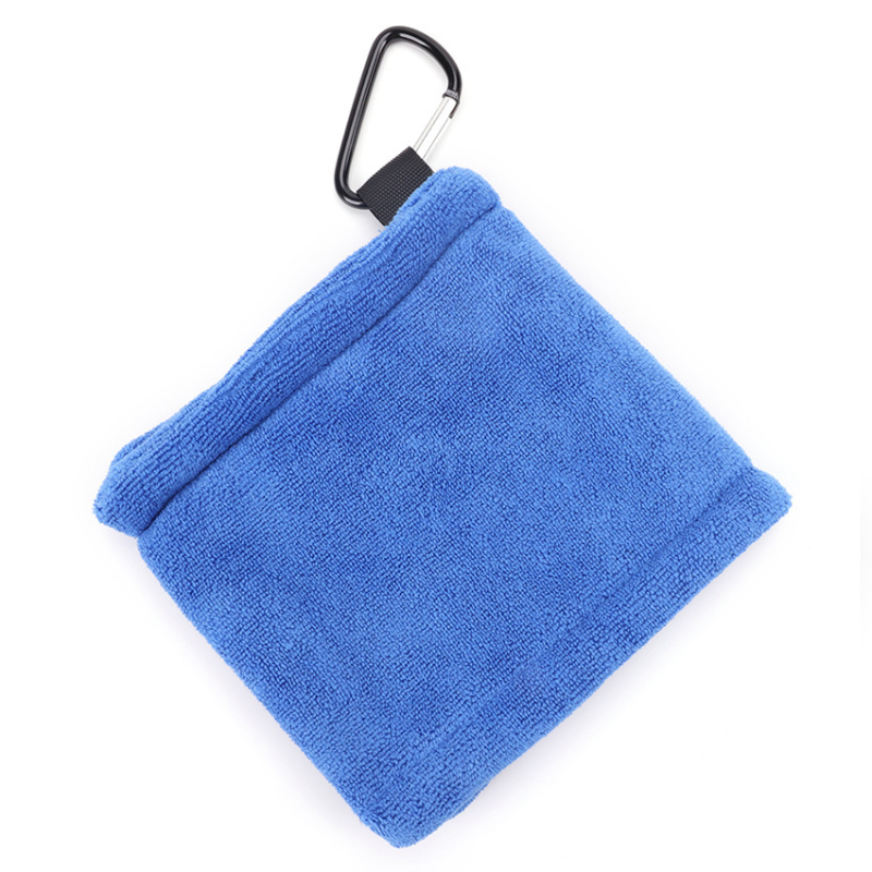 Prosop de golf din microfibră 400 g, fir amestecat, 21 fire, logo personalizabil, prosop sport pentru curățarea cluburilor și a mingilor