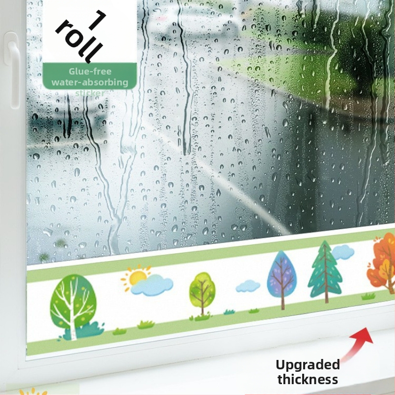 ffy Logu kondensācijas uzsūkšanas uzlīme, bieza, pašlīmējoša, moderns minimālistisks dizains ziemas mitruma kontrolei