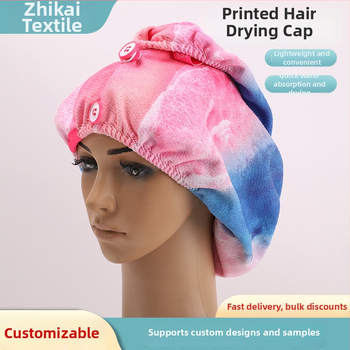 Pălărie pentru uscat părul, velur dublu, absorbant, uscare rapidă, peste 200 g