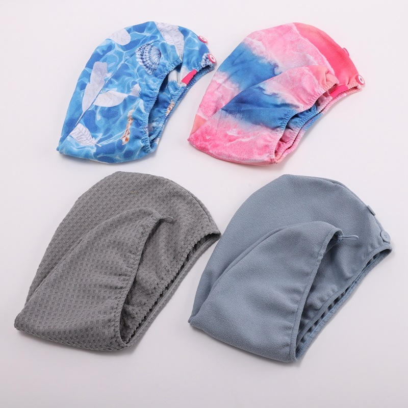 Pălărie pentru uscat părul, velur dublu, absorbant, uscare rapidă, peste 200 g