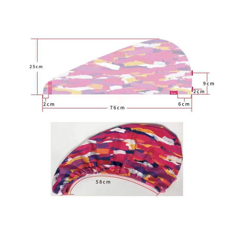 Pălărie pentru uscat părul, velur dublu, absorbant, uscare rapidă, peste 200 g