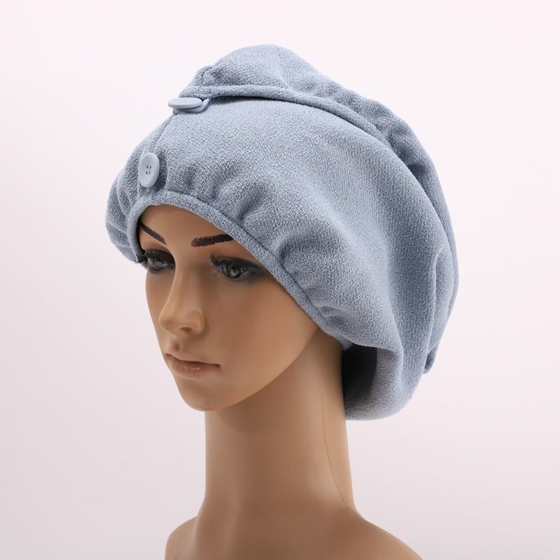 Pălărie pentru uscat părul, velur dublu, absorbant, uscare rapidă, peste 200 g