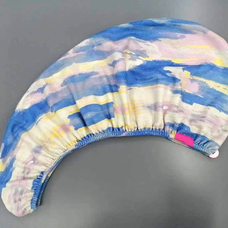 Pălărie pentru uscat părul, velur dublu, absorbant, uscare rapidă, peste 200 g