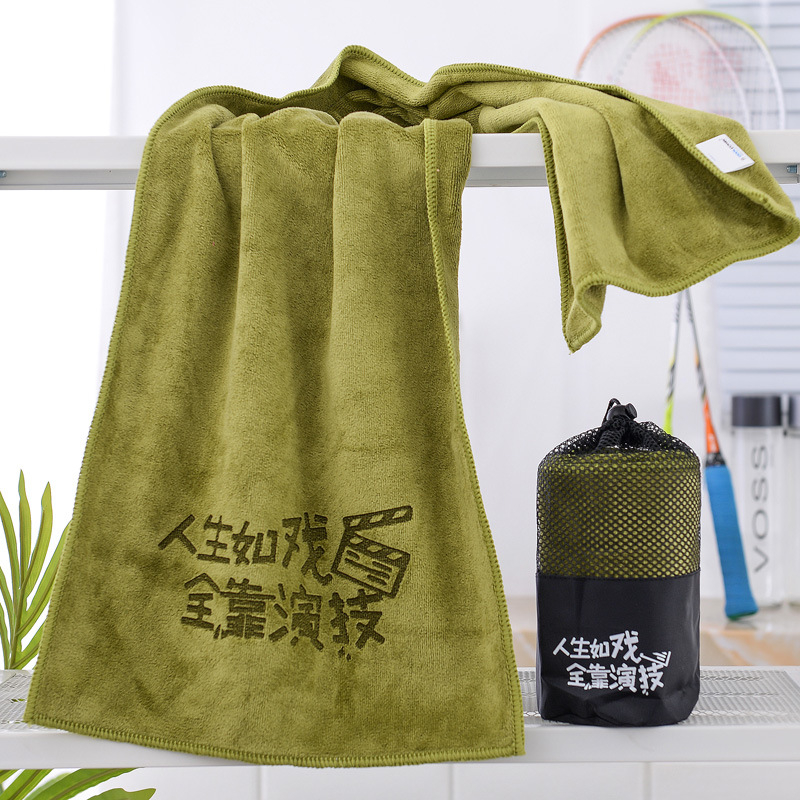 Prosop sport din nanofiber, 120 g, absorbție transpirație 16–20 s, uscare rapidă, imprimare logo disponibil