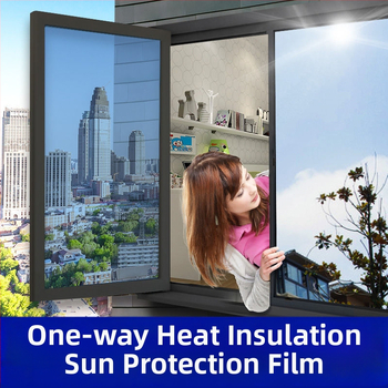 Vienpusēja privātuma logu plēve ar elektrostatisku pielīmēšanu – saules aizsardzība un siltumizolācija stiklam