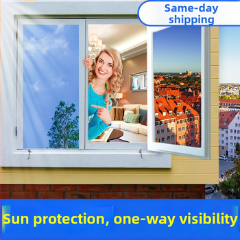 Vienpusēja privātuma logu plēve ar elektrostatisku pielīmēšanu – saules aizsardzība un siltumizolācija stiklam