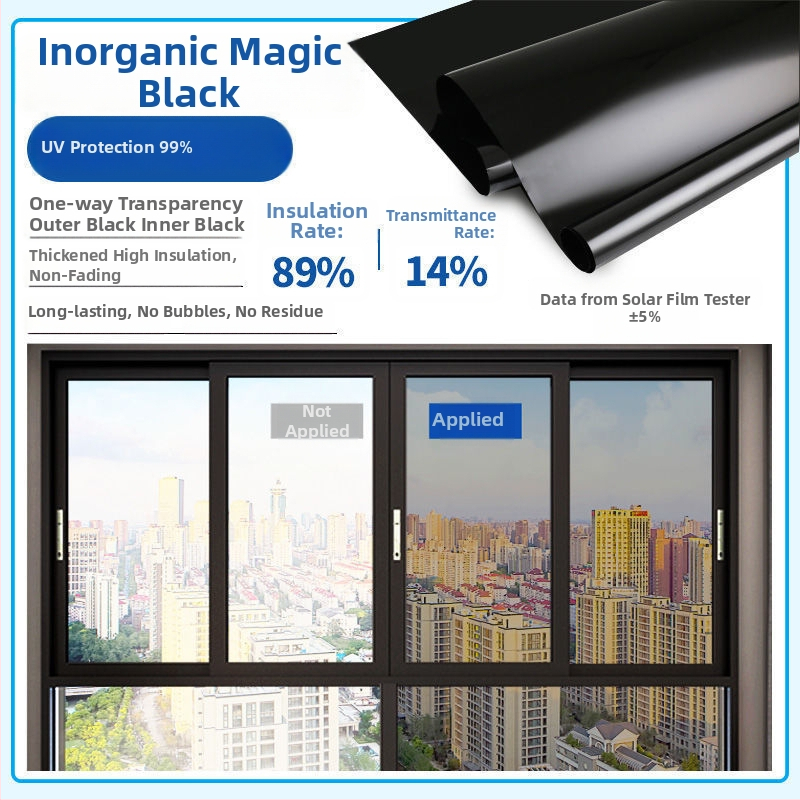 Vienpusēja privātuma logu plēve ar elektrostatisku pielīmēšanu – saules aizsardzība un siltumizolācija stiklam