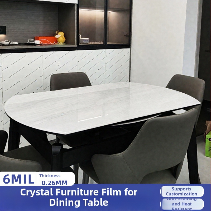 Apaļš PVC galda paliktnis, pašlīmējošs, ūdensizturīgs, eļļas izturīgs, pret apdegumiem