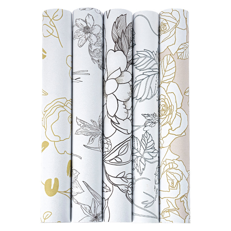 Itse-kleepuvad veekindlad PVC seina tapeedid – Skandinaavia pastoraalne stiil, sobivad elutoa ja magamistuba jaoks, seina katmiseks