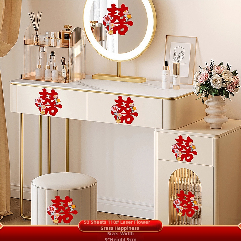 Laimes vārdu uzlīmes kāzu interjeram guļamistabā, garderobes un kosmētikas galdiņam | pašlīmējošas, zīmols Trip, bez importa