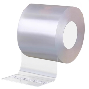 Skaidra akrila līmēta ūdensizturīga mala lente virtuves izlietnei un tualetes plaisām, pašlīpoša, mūsdienīgs minimālisms, pielāgojama