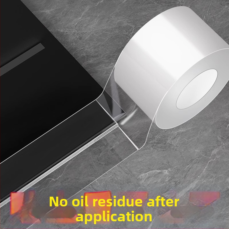 Skaidra akrila līmēta ūdensizturīga mala lente virtuves izlietnei un tualetes plaisām, pašlīpoša, mūsdienīgs minimālisms, pielāgojama