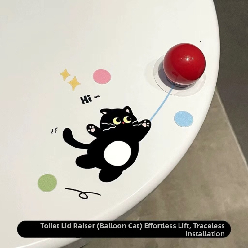 Tualetes vāciņa pacēlājs, PVC, pašlīmējošs, mūsdienīgs vienkāršs dizains (vannas istaba, Zootopia sērija)