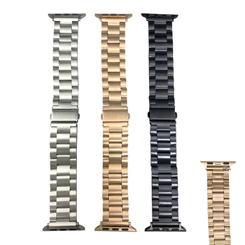 Remen od nehrđajućeg čelika za Apple Watch, 20/22 mm, dizajn s tri perle, kompatibilan s Huawei GT3