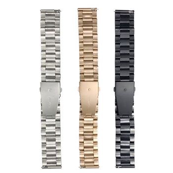 Remen od nehrđajućeg čelika za Apple Watch, 20/22 mm, dizajn s tri perle, kompatibilan s Huawei GT3