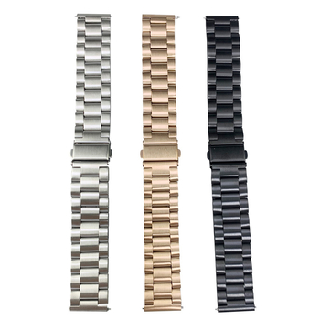 Remen od nehrđajućeg čelika za Apple Watch, 20/22 mm, dizajn s tri perle, kompatibilan s Huawei GT3