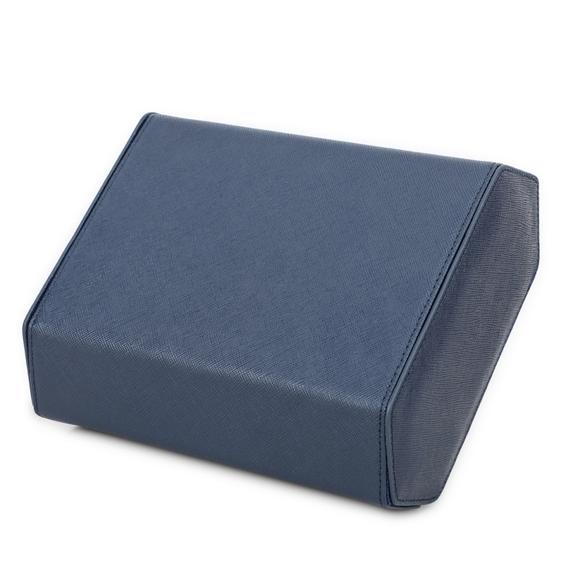 Ristmustriline nahast mehhaaniliste käekellade hoiukarp, kuue sektsiooniga, kaasaskantav, ehtne nahk