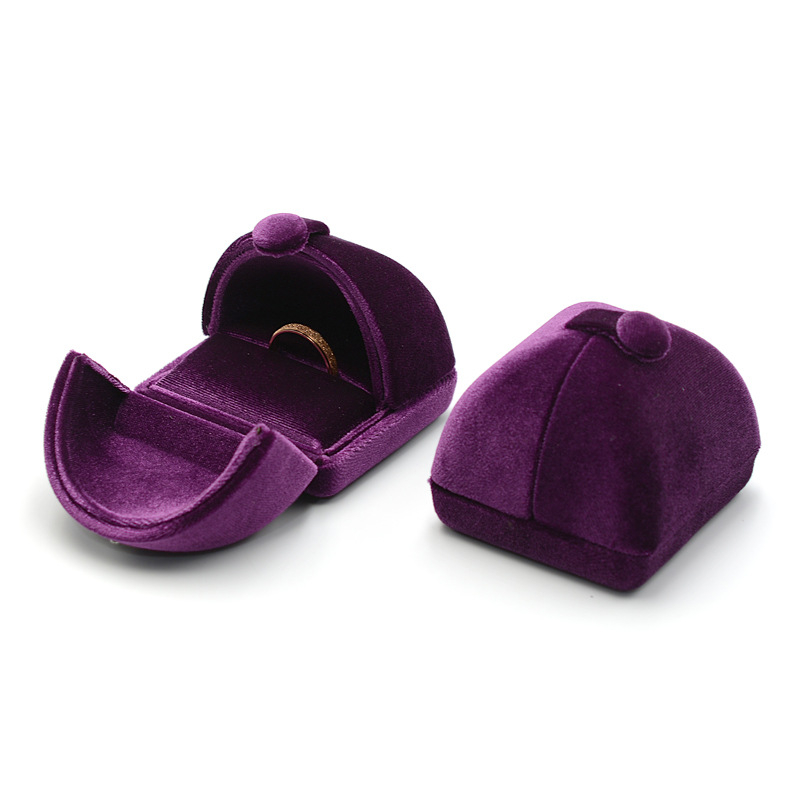 Flanelinė papuošalų dėžutė su dvigubu atidarymu, skirta žiedams, auskarams, kaklo grandinėms ir apyrankėms