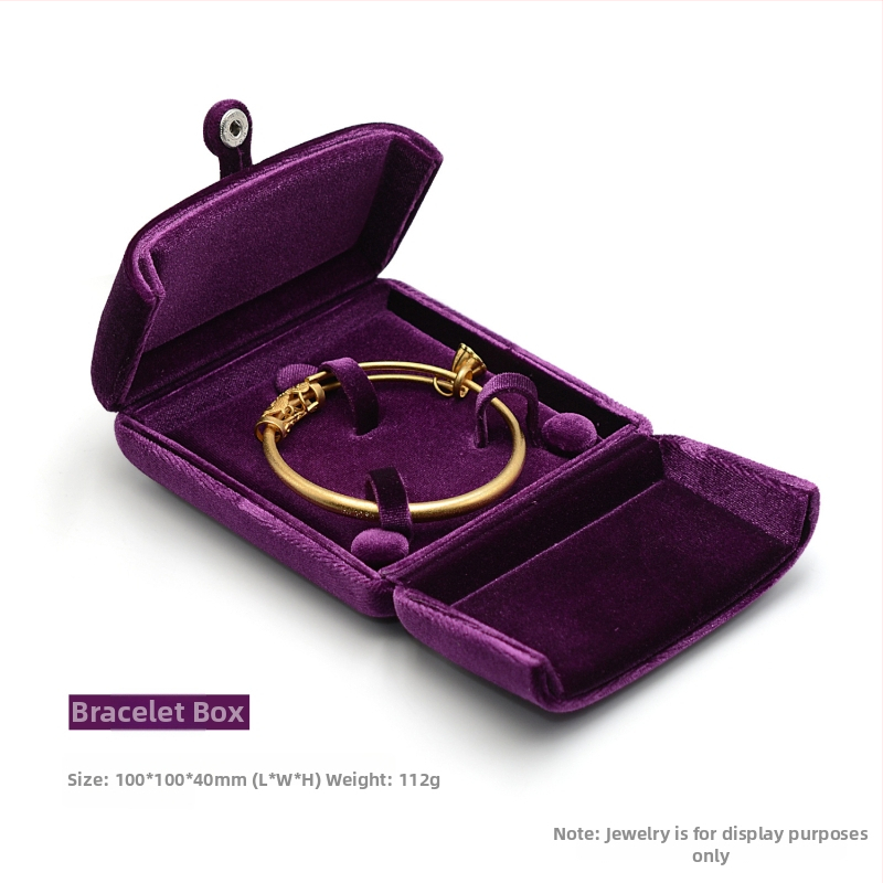 Flanelinė papuošalų dėžutė su dvigubu atidarymu, skirta žiedams, auskarams, kaklo grandinėms ir apyrankėms