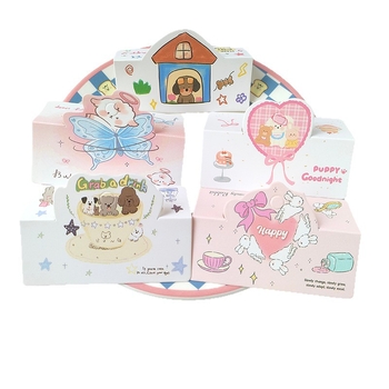 Kartoninės pakuotės kortelės, plokščias kišenės dizainas, 100 vnt. pakuotė juvelyrikai