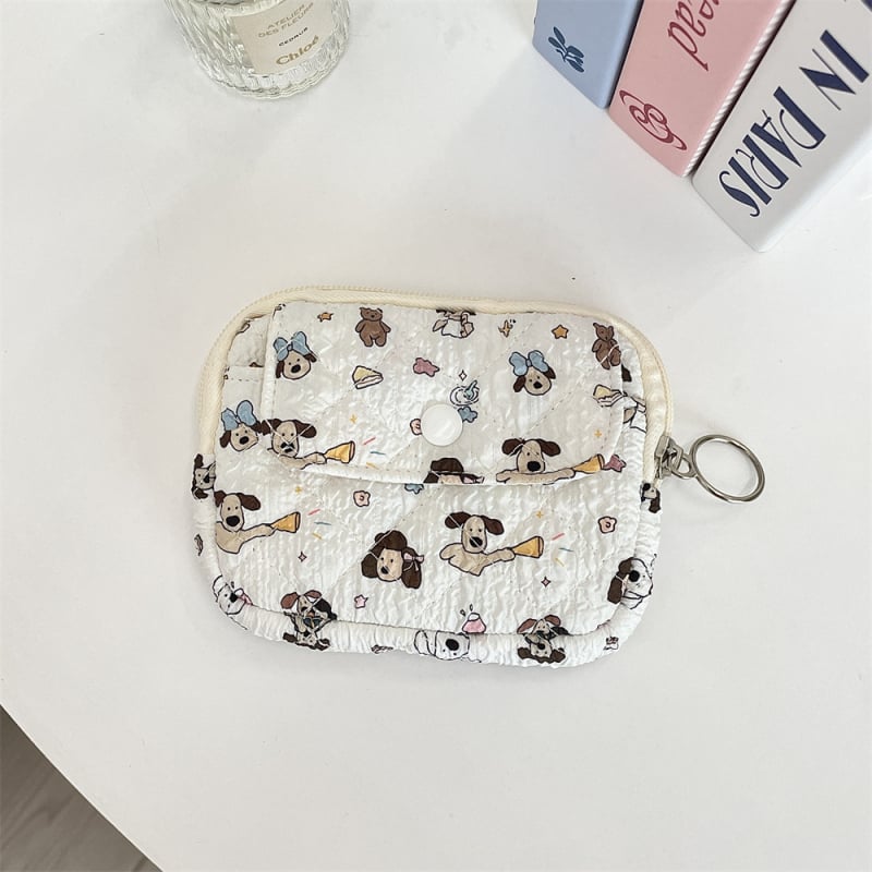 Geantă de depozitare multifuncțională, cu model floral desen animat, din poliester, căptușită cu poplin, pentru depozitare în gospodărie