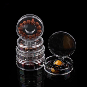 Akrilo agarwood karoliukų demonstracinė dėžutė, medžiaga: PC, pakuotės lygis: pardavimo/galinė pakuotė, pakuotės tipas: pakuotės maišelis, tikslas: apyrankių pakuotė