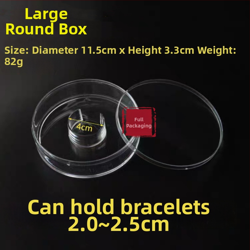 Akrilo agarwood karoliukų demonstracinė dėžutė, medžiaga: PC, pakuotės lygis: pardavimo/galinė pakuotė, pakuotės tipas: pakuotės maišelis, tikslas: apyrankių pakuotė