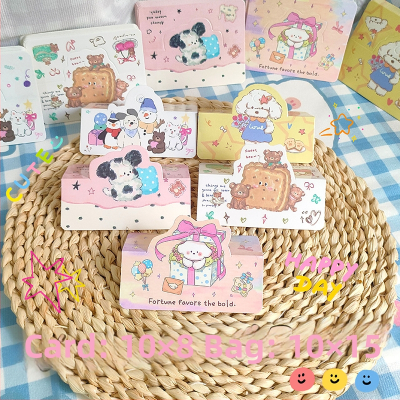 Apyrankių pakuotės kortelės - kartoninis popierius - 100 lapų komplektas - papuošalų pakuotė