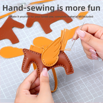 Somas piekārums — Mini Pegass, roku šūts, ultra viegls PU materiāls, dzīvnieku zīmējums, vasara 2024