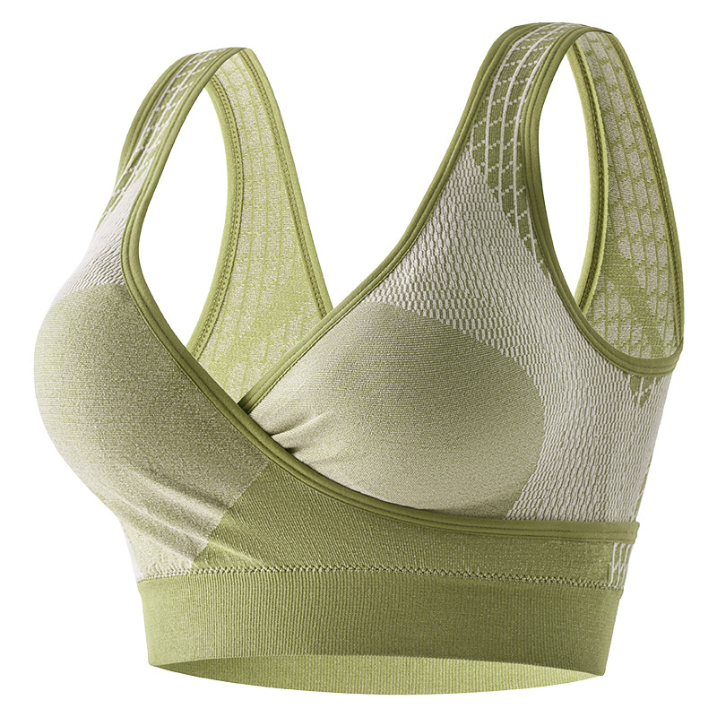 Integrēts neilona sporta krūšturis, 3/4 krūšu kauss, vidēji veidots kauss, bez stieples, fiksētas plecu siksnas