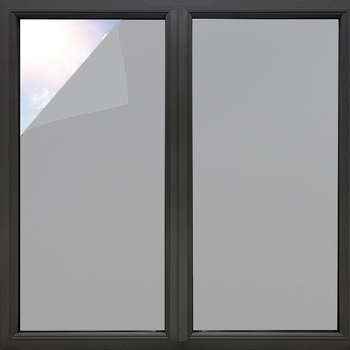 Logu privātuma folija – PVC, pašlīmējoša, privātums, gaismas bloķēšana, siltuma izolācija