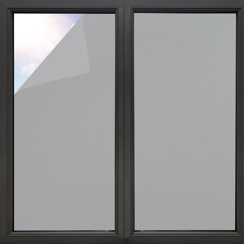 Logu privātuma folija – PVC, pašlīmējoša, privātums, gaismas bloķēšana, siltuma izolācija