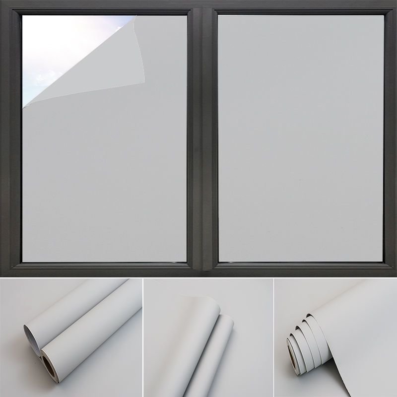 Logu privātuma folija – PVC, pašlīmējoša, privātums, gaismas bloķēšana, siltuma izolācija