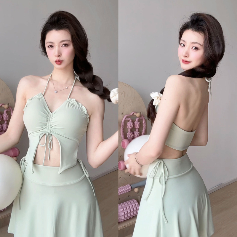 Sieviens sporta krūšturis – pilns kauss, vidēja veida kauss, fiksētas dubultas siksnas, galvenais materiāls: kokvilnas maisījums (neilons 80% / elastāns 20%)