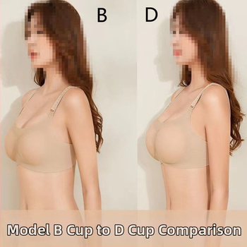 Силиконови протезни бюст чашки за сутиен, ултра тънки, реалистични, двоен дизайн